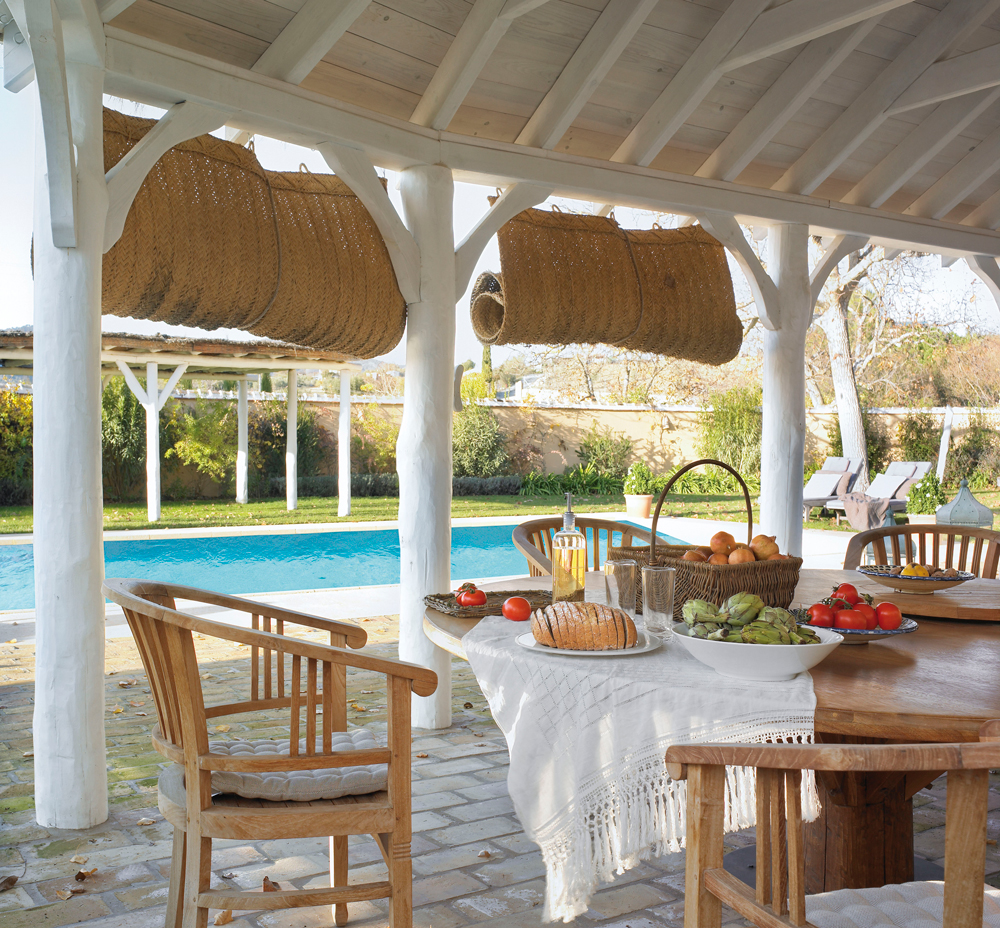 El esparto : 30 ideas para decorar el exterior de la casa