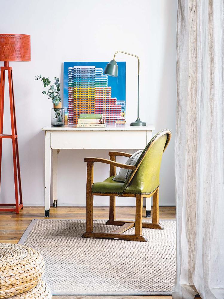 Un apartamento con sabor bohemio en centro de Madrid 