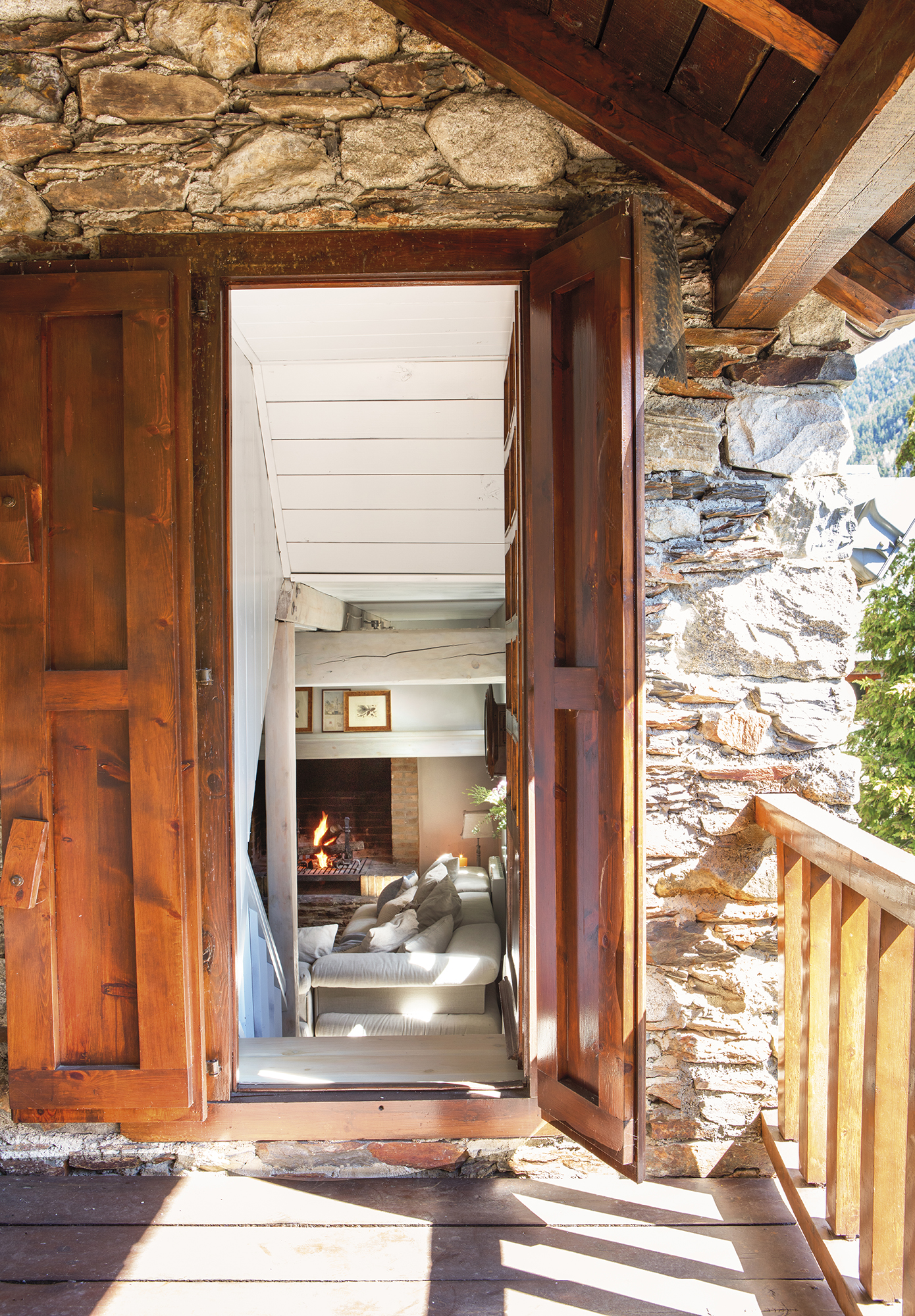 Una cálida casa rústica para disfrutar de la naturaleza