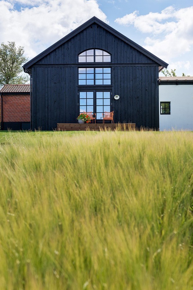 Una casa de estilo bohemio con toques vintage en Suecia