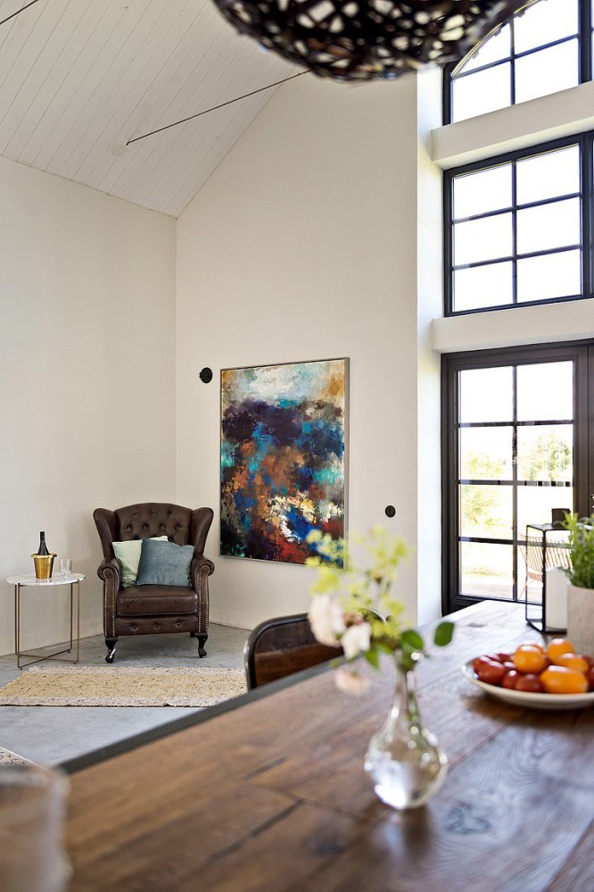 Una casa de estilo bohemio con toques vintage en Suecia