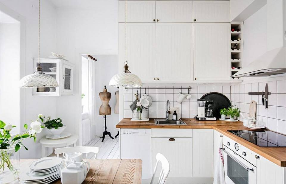 Una casa de estilo vintage con uno toque chic