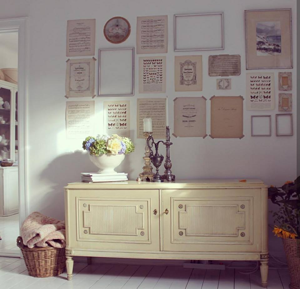 Una casa de estilo vintage con uno toque chic