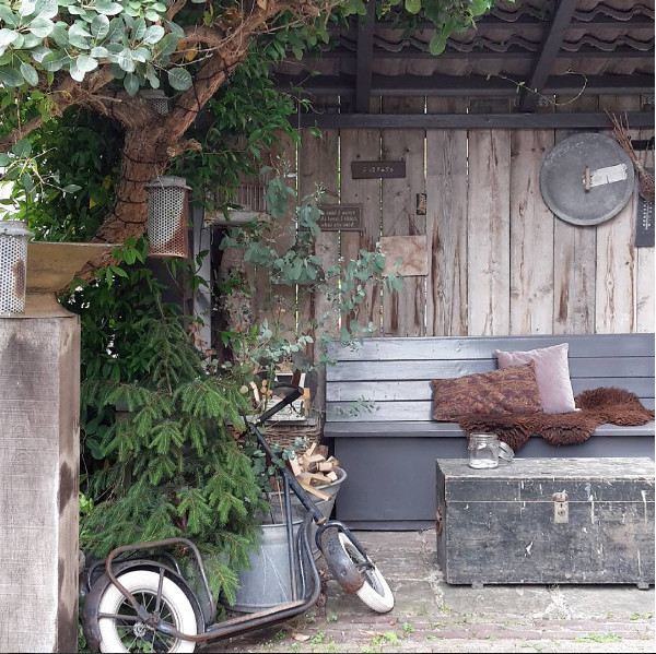 Una casa en Amsterdam en clave de verde