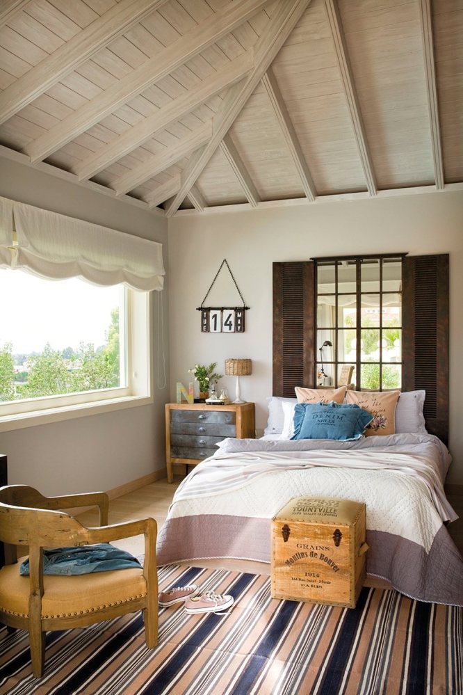 Una casa rústico chic para una familia numerosa