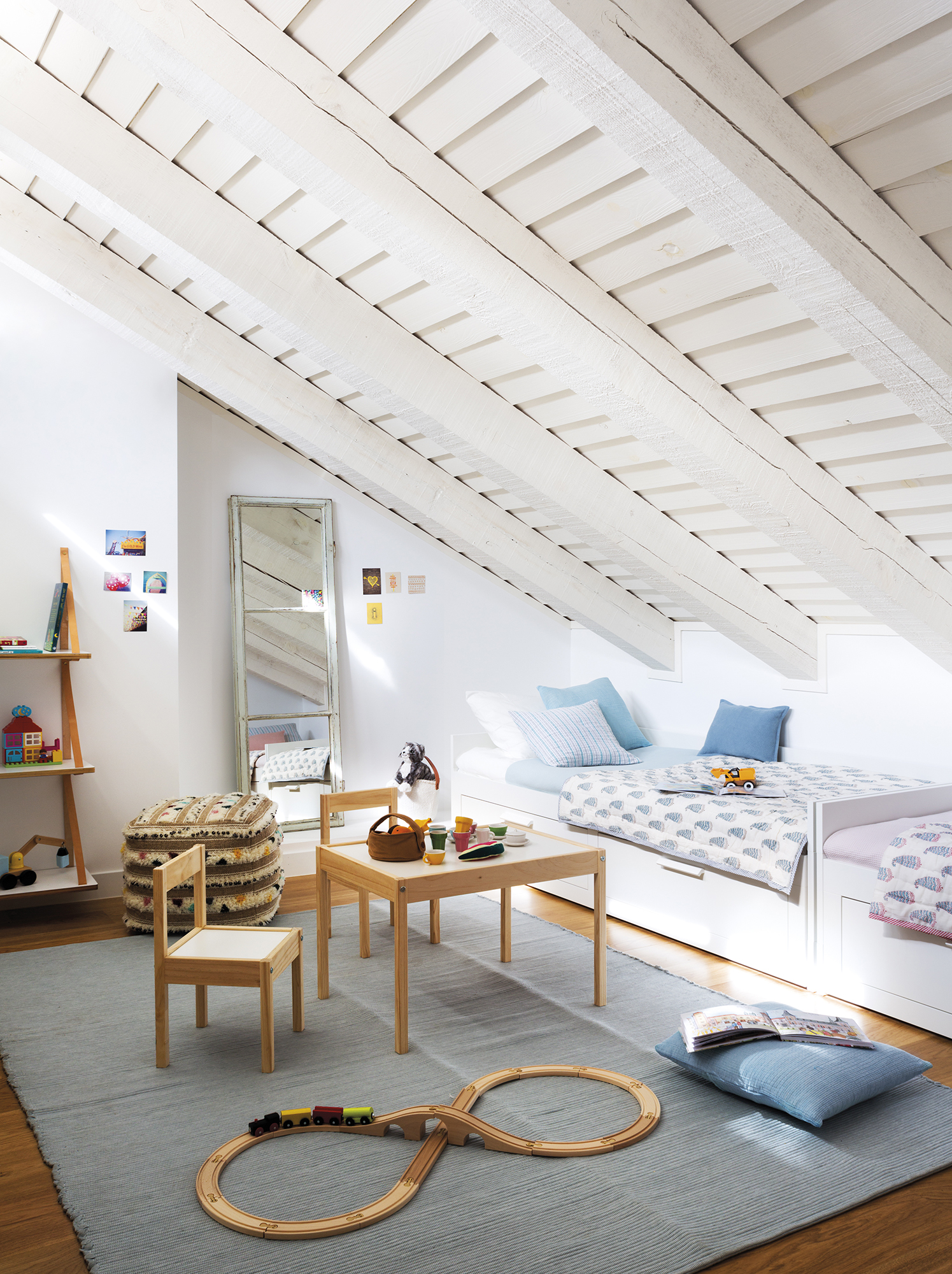 Una coqueta buhardilla en Madrid