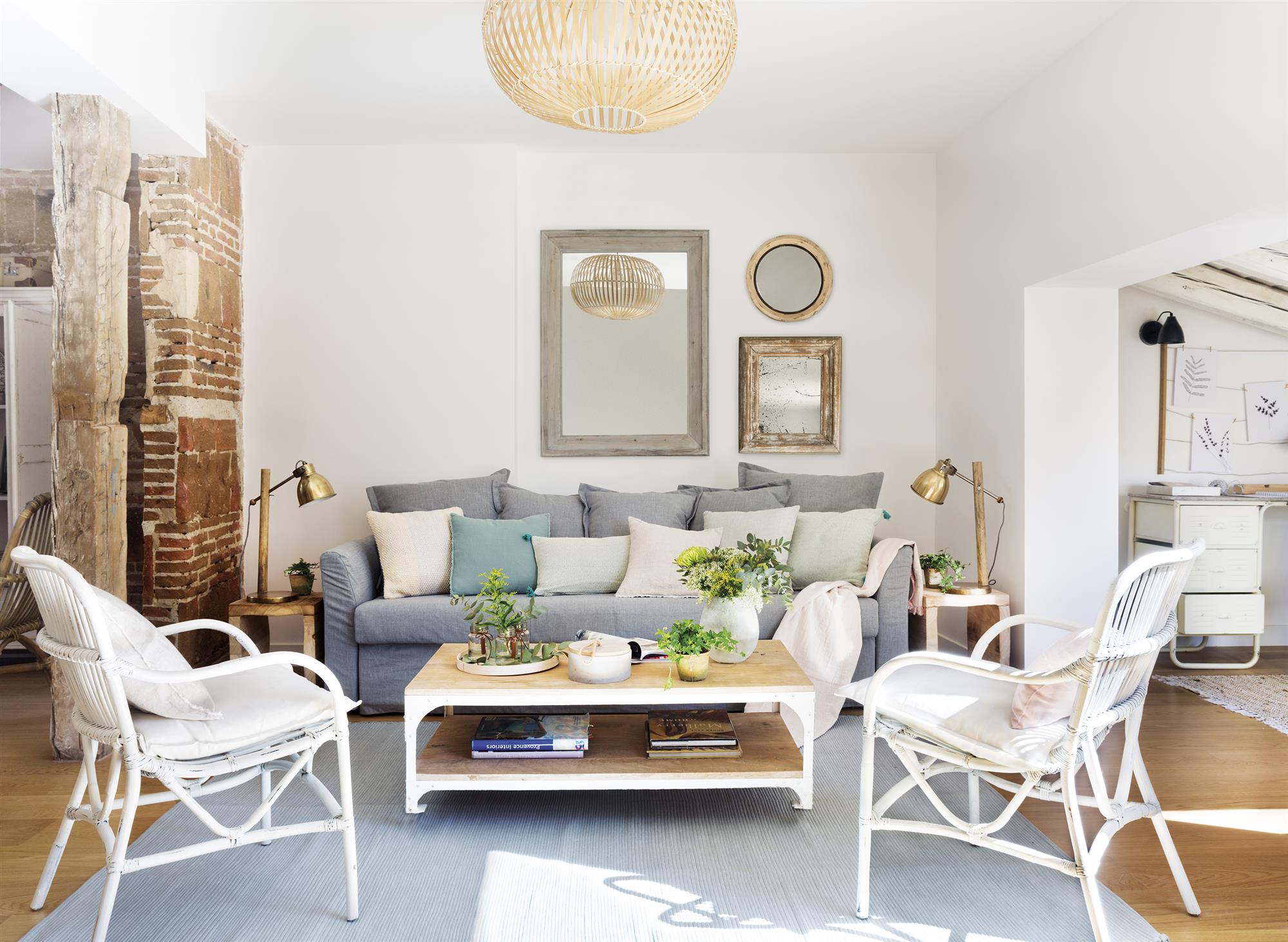 Una coqueta buhardilla en Madrid