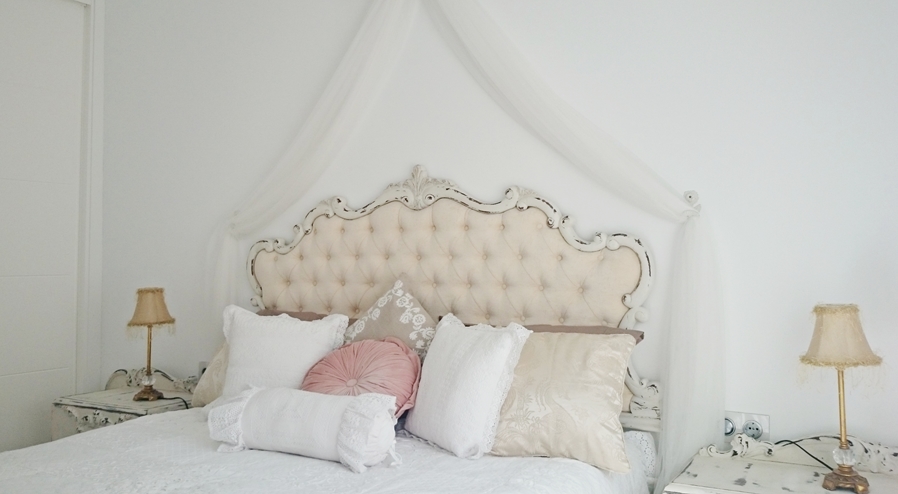 Un piso con decoración personalizada estilo shabby chic