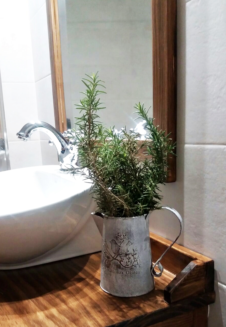 mueble de baño rústico personalizado a medida