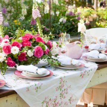 Decorar la mesa en el día de la madre