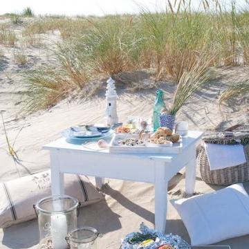 Mesa en la playa