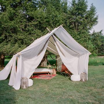 Boda tipo glamping