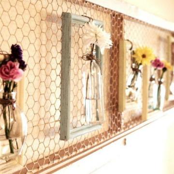 Decorar muebles y objetos con tela gallinero