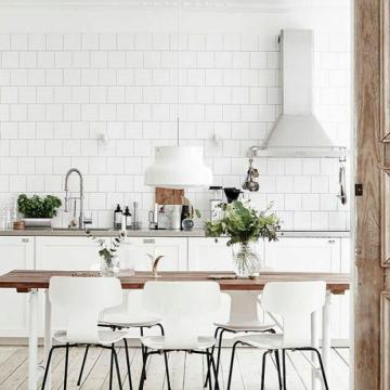 45 ideas para decorar con mesas de comedor de madera y forja