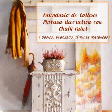 Calendario de talleres pintura decorativa con Chalk Paint 