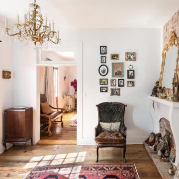 una casa de estilo bohemio en Nueva Orleans