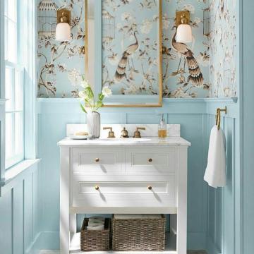40 ideas para decorar baños pequeños con estilo