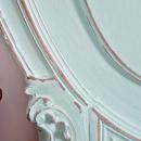 Cabecero estilo Luis XV en color mint