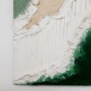 cuadro texturas en tonos verdes