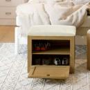 pequeño banco zapatero rústico vintage