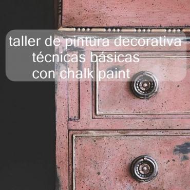 Taller de pintura decorativa con chalk paint técnicas básicas el 6 y 7 de marzo